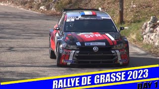 RALLYE DE GRASSE 2023  DAY 1 [upl. by Enelcaj]