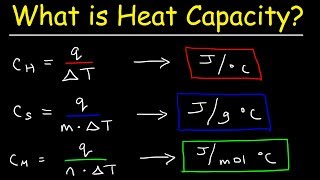 What Is The Difference Between Specific Heat Capacity Heat Capacity and Molar Heat Capacity [upl. by Ecirehs741]