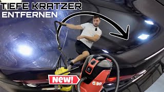 Neu Staubsauger Flex VCE 26 L MC für die Aufbereitung Tiefe Kratzer im Lack entfernen Jaguar F Type [upl. by Netnert263]