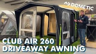 Dometic Club AIR Pro 260 DA Driveaway Awning  Premium Campervan Awning [upl. by Atilamrac]