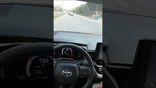 TOYOTO COROLLA 15 MULTİDRİVES 125 HP HIZLANMA [upl. by Yvan]