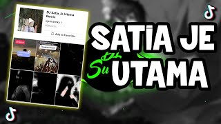 Dj Dayak Satia Je Utama Viral TikTok  Dj Dayak Kalteng Satia Je Utama Sound Ejem Dvnky [upl. by Vachell]