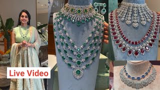 Live Video  Exclusive DIAMOND Jewellery Collection 😍  Vasundhara Diamond Roof [upl. by Niawd]