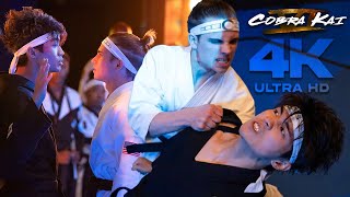 ROBBY VS KWON  Cobra Kai Season 6 Part 2  FULL FIGHT  4K 60FPS [upl. by Hafirahs424]