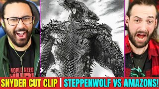 Snyder Cut Clip  STEPPENWOLF VS AMAZONS  REACTION Zack Snyders Justice League  DCEU [upl. by Noitsirhc]