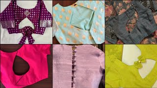 Simple Blouse Designs Back Neck New Latest Blouse Designs 2024 Saree Blouse Designs New Model [upl. by Imuyam]