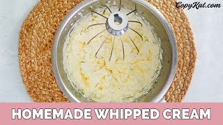 How to Make Whipped Cream [upl. by Patrizius]