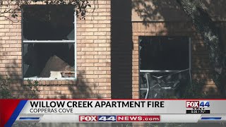 Dozens of apartments damaged in Copperas Cove fire [upl. by Ahsirat]