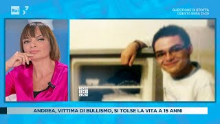 Il bullismo è una piaga sociale parla la mamma di Andrea Spezzacatena  Domenica In 03112024 [upl. by Eelitan]