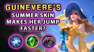 This Very Modest Summer Skin For Guinevere Makes Her Jump Faster  Mobile Legends [upl. by Lomax58]