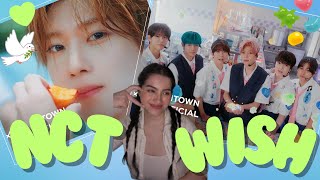 NCT WISH Tears Are Falling amp Songbird MVs Dance Practice  Reaction💚 [upl. by Claudian]