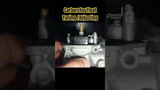 How to Adjust the Float of the Carburetor carburetortuning motorcycle carburetor [upl. by Oram]