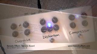 Benado Effects Benado Board  Compressor Overdrive and Distortion components [upl. by Enogitna]