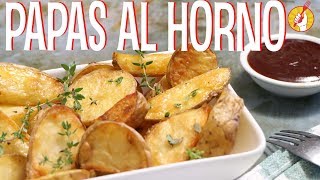 Las mejores papas al horno que jamás probarás [upl. by Aisitel]