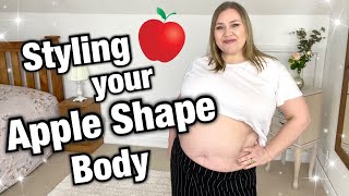 How to style an Apple Shaped body  Outfit inspiration for Big Bellies [upl. by Sinegra]