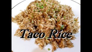 Taco Rice  Side dish  SuttonsDaze [upl. by Ardisi258]