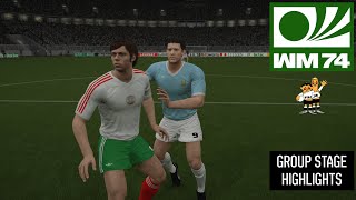 1974 World Cup SIM  Matchday 2 Highlights  Part 3  Group Stage [upl. by Enattirb]