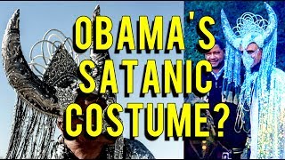 Obamas Satanic Costume Does Obama Have A Secret Satanic Costume [upl. by Lisab]