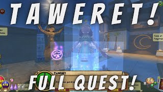 TAWERET Wizard101 Full Life Spell Quest Walkthrough [upl. by Coltun]