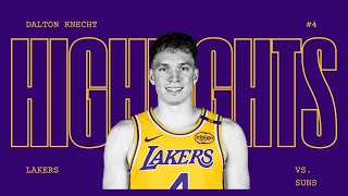 Dalton Knecht Performance Highlights  Lakers vs Suns Preseason [upl. by Margarida]