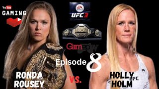 Ronda Rousey vs Holly Holm 8  UFC 296  Gameplay rondarousey hollyholm ufc ufcgameplay mma [upl. by Nylzaj]