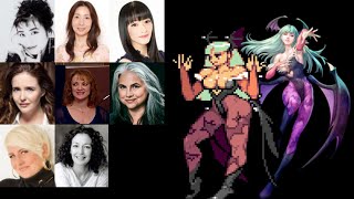 Video Game Voice Comparison Morrigan Aensland Darkstalkers [upl. by Bible]