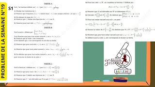 ⏰PROBLEME DE LA SEMAINE⏰ N°19 PARTIE 1PROBLEME S1S3 [upl. by Nanine]