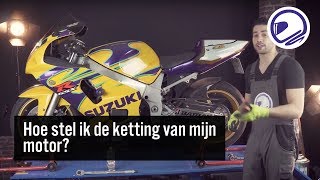 Hoe stel ik de ketting van mijn motor [upl. by Brufsky]