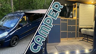 Fiat Scudo  Citroen Jumpy  Peugeot Expert DIY Camper van conversion  Beste VW T5 T6 Alternative [upl. by Alyahsal]