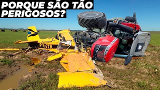 PIORES MOMENTOS DE AVIÕES AGRÍCOLAS NO BRASIL FILMADOS [upl. by Verada272]