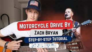 How To Play Motorcycle Drive By Zach Bryan On Guitar [upl. by Alon]