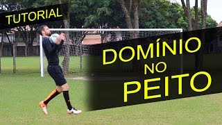 APRENDA DOMINAR NO PEITO  FUTEBOL TUTORIAL BZK [upl. by Ariik]