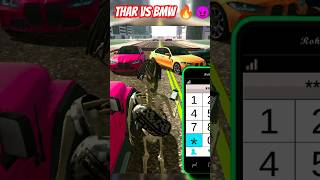 Thar VS BMW ।। 🔥😈।। shorts yt ytshorts indianbikedriving3dnew gaming [upl. by Bernice]