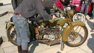 Vintage Harley Davidson 1920 start up [upl. by Georgi]