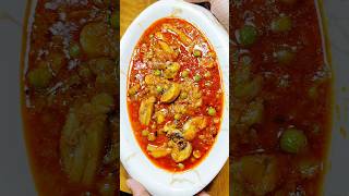 Healthy Lunch Box Recipes  Mushroom Matar Recipe Indian Style  shorts [upl. by Mcnutt]