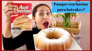 PANQUÉ CON HARINA PARA HOTCAKES Receta infalible [upl. by Enyr]