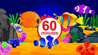 Lullaby and Peaceful Fish Animation Baby sleep music stv10 [upl. by Anyr]