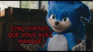 5 CHOSES QUE VOUS AVEZ MANQUÉ DANS LE TRAILER DU FILM DE SONIC [upl. by Atis]