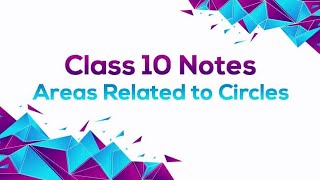 Areas Related to circle Part 1class 10basic standardBoard [upl. by Yenahc]