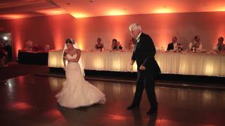 Surprise Father Daughter Dance  Choreographed Bride and Father Dance [upl. by Spencer]