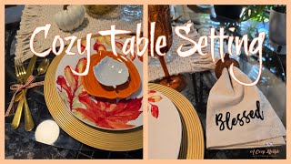 Fall Cozy Table For Two [upl. by Aled]