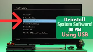 Reinstall PS4 System Software From USB Flash Drive How To in 3 Easy Steps [upl. by Jona]