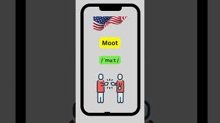 How to Pronounce Moot in American Accent Correctly americanaccent americanpronounce [upl. by Magena]