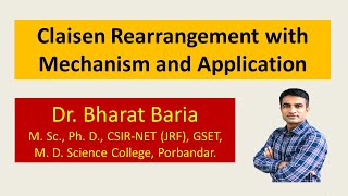 Claisen Rearrangement with mechanism and application [upl. by Guadalupe941]