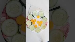 easy and beautiful salad decoration ideasShorts [upl. by Benedicto]