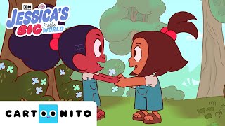 Twin Friends  Jessicas Big Little World  cartoonito  Cartoons for Kids [upl. by Mayne]