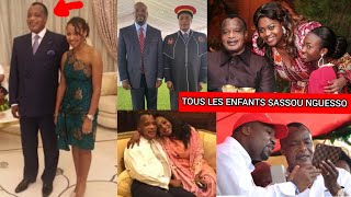 TOUS LES ENFANTS DE DENIS SASSOU NGUESSO PRÉSIDENT DE LA RÉPUBLIQUE DU CONGO CLAUDIA CHRISTEL [upl. by Yreffoeg]