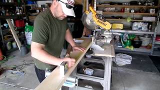 Kitchen Cabinet Fuji Hvlp Spraying base trim amp homemade Thresholds Part 6 [upl. by Adabel337]