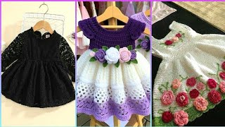 Patrones de vestidos de bebé tejidos a crochet muy bonitos y hechos a mano [upl. by Aselehc]