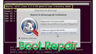 Réinstaller et Réparer le menu GRUB avec Boot Repair [upl. by Leifeste151]